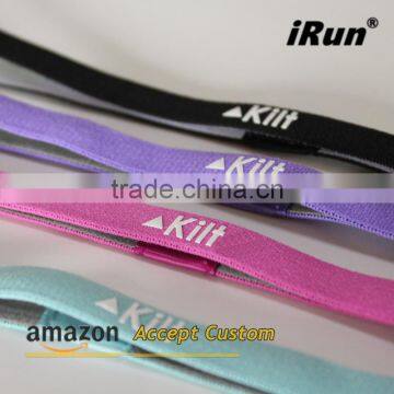 Exercise Anti-slip Hair & Sweatbands Headband for Basketball Soccer Tennis Crossfit Yoga Golf - Amazon Supplier - Custom Size photo-3