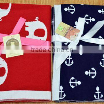 Floral Warm Fashion Wool Baby Blanket Wholesale photo-3