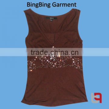 new design fashion ladies' vest