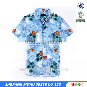 Stylish men t-shirts cheap fancy hawaiian shirts wholesale