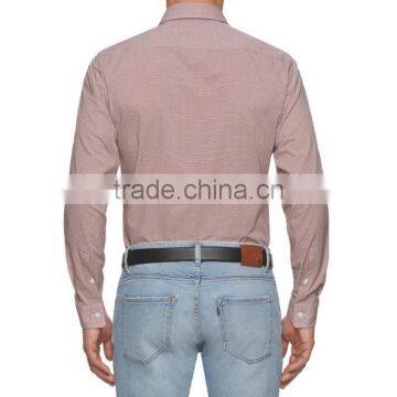 High Quality Men's Plum Blossom Prints Long Sleeves Casual Shirt photo-5