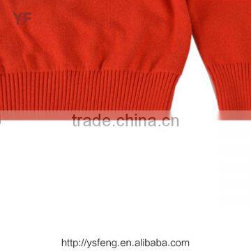 Girl's Cotton Ribbed Jacquard Pullover Sweater photo-5
