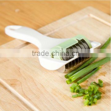 Vegetable Julienne Slicer Cutter Coriander Chopped Chopping Multi Chopper Sharp Scallion Slices Of Onion And Garlic Knife KC1130