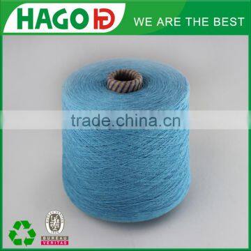 Recycled Organic Cotton/Polyester Fabric Yarn Denim/jeans Yarn (NE 4s to NE 32s)