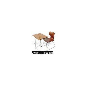 School desk and chair