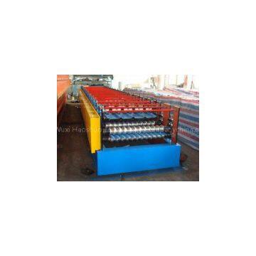 Durable, beautiful 0.3 - 0.8mm thickness double layer roll forming machine