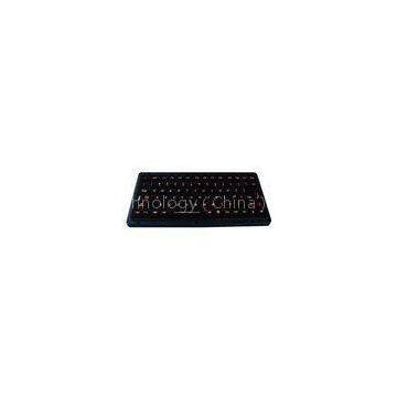 Black titanium salf fog proof ruggedized keyboard / panel mount keyboard with 82 key