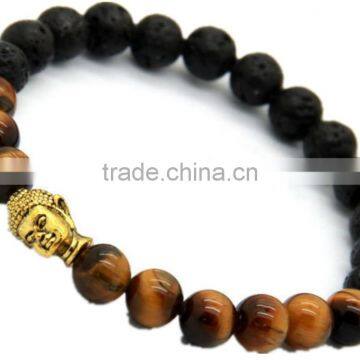 2015 are DIY Buddha Tigereye Stone Bracelet Yu Ga lava stone