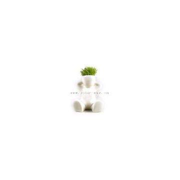 Grass head man,grass doll,mini plant,little white man