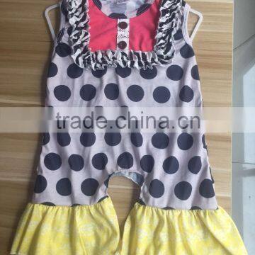 Conice Style Fish Design 2017 Wholesale Boutique Baby Romper for Infant Children photo-4