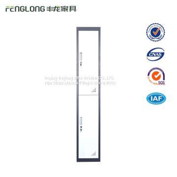 New design decorative storage locker cabinet 2 door steel cupboard locker with feet with price