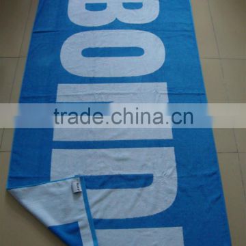 Laiwu,China towel factory custon design jacquard beach towels