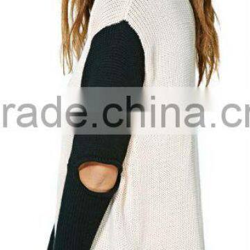 Womens Sweater Plain Knit Cardigan Without Buttons photo-4