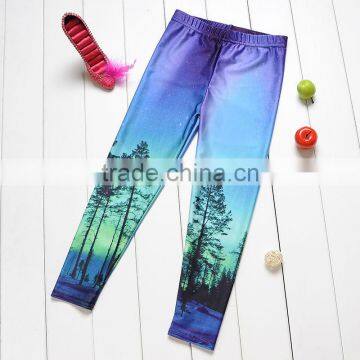 2014 Latest New Kids Leggings Digital Printing Fitness Plus Size Wholesale S100-12