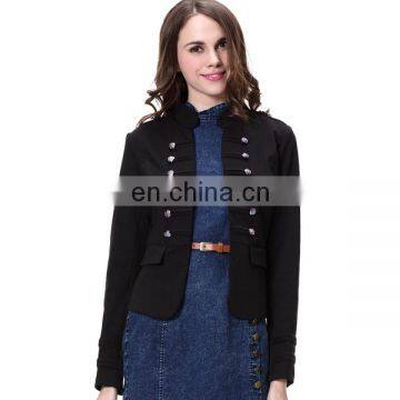 Women half coat Polyester jacket Women business suit coat