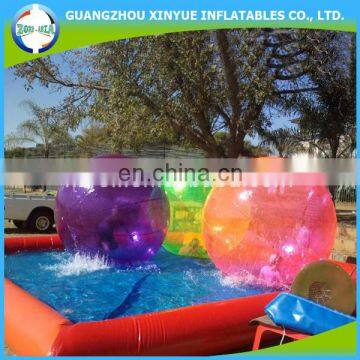 Hot sale cheap plastic bubble ball pool/giant water ball/ water pool ball CE Approved