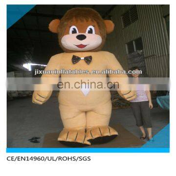 inflatable lion mascot costume