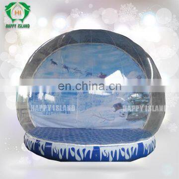 Snowman Themed Inflatable Human Size Snow Globe for Sale photo-5