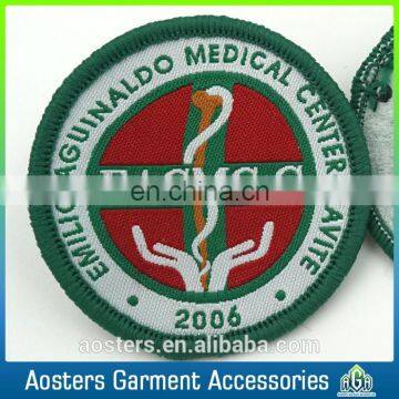 Customize High Quality Overlock Woven Badge for Clothing photo-6
