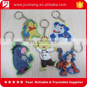 2016 new custom design silicone keychain with one side embossed logo