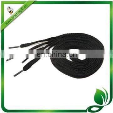 black flat shoe lace
