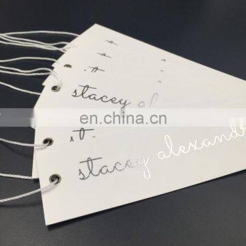 Garment Crownwin Recycled Jeans Paper Hang Tag With Logo Hang Tags photo-2