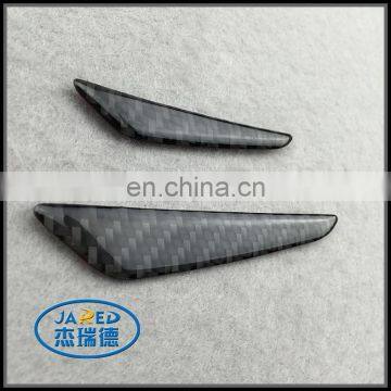 Custom Shape Design Real Carbon Fiber Epoxy Sticker Car Emblem Badge with 3M Self-adhesive