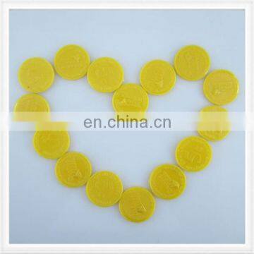 Promotional customized plastic 5 cent token coin factory