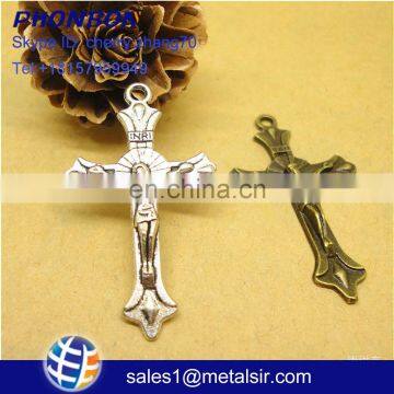 Alloy catholic rosary accessories rosary cross rosary necklace pendant alloy cross crucifix