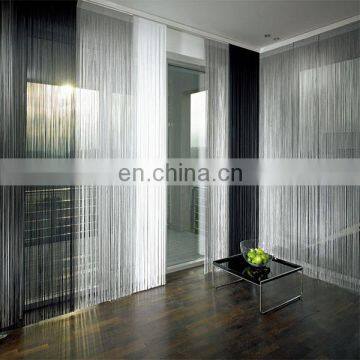 Decorative fringe room divider curtain