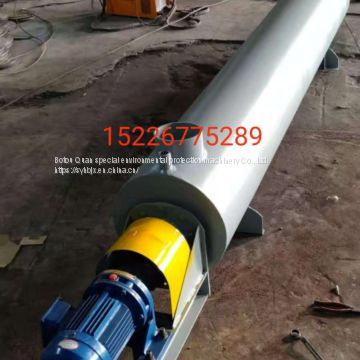 Shaftless screw conveyor, multi-axis screw conveyor