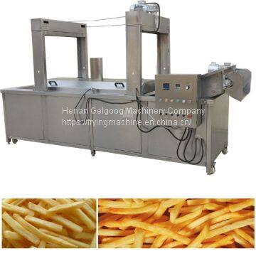 Continuous French Fries Frying Machine/french fries deep frier