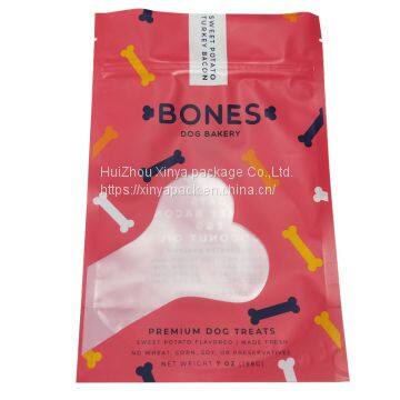 High Quality Hot Sale Moisture Proof Plastic Pet Food Feed Bag Pet Food Packaging Treat Bag With Transparent Window photo-4