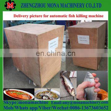 Automatic Small Fish Cleaning Skinning Scaler Removing Gutting Killing Killer Machine photo-2
