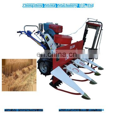 2018 Hot Sale Low Price Professional Diesel Engine small corn harvester Rice and Wheat Harvester