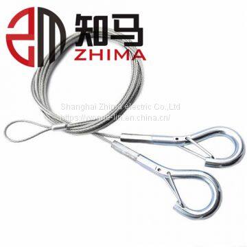 High Tensile Galvanized Armoured Cable Galvanized Steel Wire With Fitting