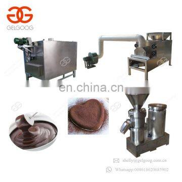 Cocoa Powder Groundnut Roasting Equipment Production Line Cocoa Bean Butter Making Machine