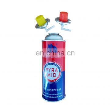 empty butane gas bottle and  220g butane gas cartridge wholesale and empty butane gas  metal can