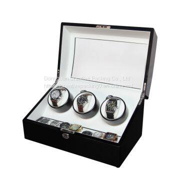 3+7 Automatic Wooden Mechanical Wrist Watch Winder Box Automatic Watch Winder photo-3