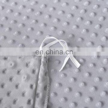 Chinese Style Latest 100% Microfiber Soild Color Winter Bed Flannel Duvet Cover Set photo-3