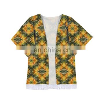 Tie Dye Baby Clothes Tassel Cardigan Baby Kimono