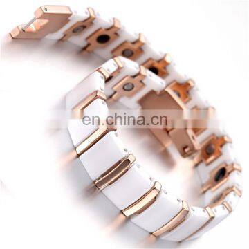 Mens Magnet Hematite Tungsten Ceramic Magnetic Bracelet Health Benefits photo-4