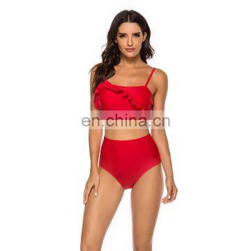 2020 factory Women's red black turtle green two-Piece Swimsuit Bikini swimwear