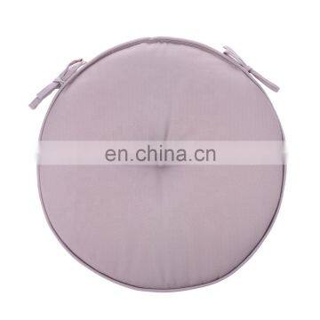 Recycle Set of 4 Seat Cushions With Ties Round Chair Pads for Armchairs Garden Outdoor Indoor Chairs photo-4