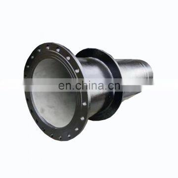 ductile iron flanged wall pipe with puddle flange