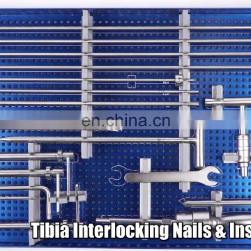 Factory Supply Orthopedic Implants Tibia Intramedullary Interlocking Nail for Fracture Surgery