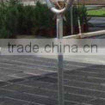 Greenhouse Structure Pole Ancher stake in horn shape