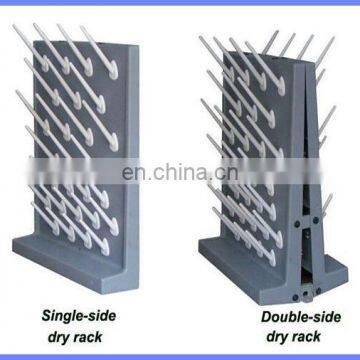 Laboratory Glassware Drain Dry Rack For Lab PP Equipment