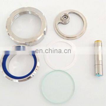 Sanitary Stainless Steel Welding Union Type Sight Glass With LED Light photo-6