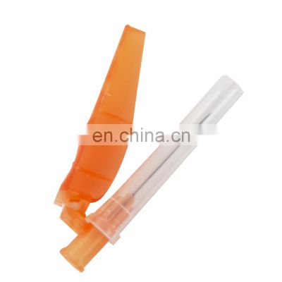 Disposable safety hypodermic needles factory syringes injection needle with safety needles